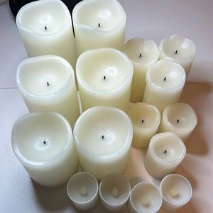 Lot of battery powered candles- various sizes- all work